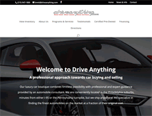 Tablet Screenshot of driveanything.com